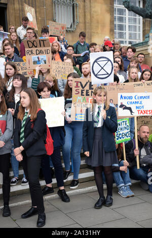Schule Streik für Klima, Norwich, UK, Freitag, 20. September 2019 Stockfoto