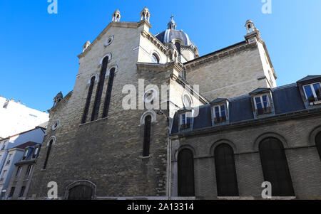 Sainte-Anne de La Butte-aux-Cailles Kirche in Paris. Stockfoto