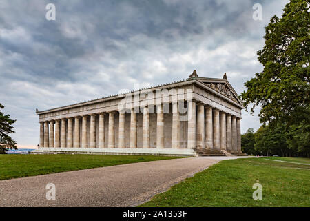 Die Ruhmeshalle Walhalla bei Regensburg Deutschland Stockfoto