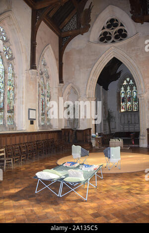 Das an den Erzengel Michael, Kirche von den Kirchen Conservation Trust gespeichert. Booton, Norfolk, Großbritannien Sep 2019 Stockfoto