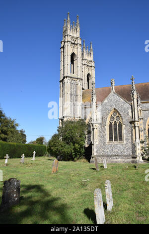 St. Michael, der Erzengel, Kirche von den Kirchen Conservation Trust gespeichert. Booton, Norfolk, Großbritannien Sep 2019 Stockfoto