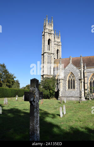 St. Michael, der Erzengel, Kirche von den Kirchen Conservation Trust gespeichert. Booton, Norfolk, Großbritannien Sep 2019 Stockfoto