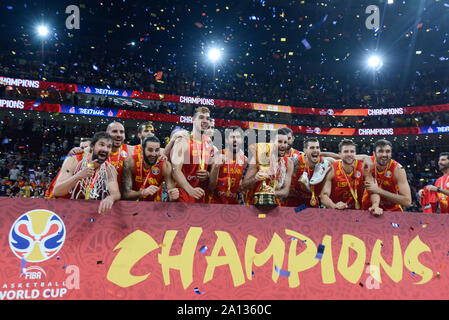 Spanien: FIBA Basketball Weltmeister, China 2019 Stockfoto