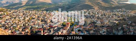 Bayburt Schloss, Stadtblick, September 10,2019, Bayburt, Türkei Stockfoto