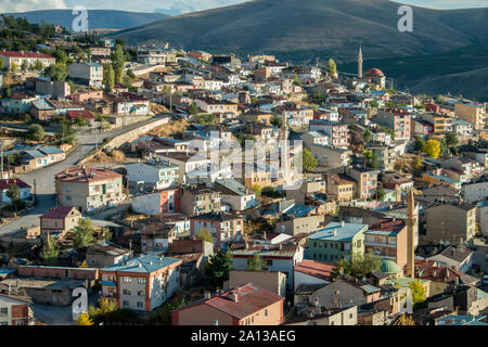 Bayburt Schloss, Stadtblick, September 10,2019, Bayburt, Türkei Stockfoto