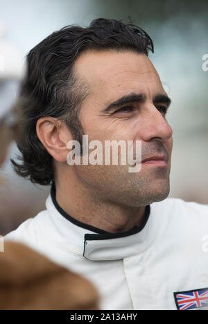 Dario Franchitti, (Indianapolis 500-Sieger), Am Goodwood Revival 13. Sept 2019 in Chichester, England. Copyright Michael Cole Stockfoto