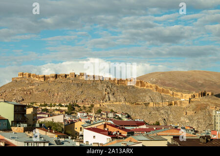 Bayburt Schloss, Stadtblick, September 10,2019, Bayburt, Türkei Stockfoto