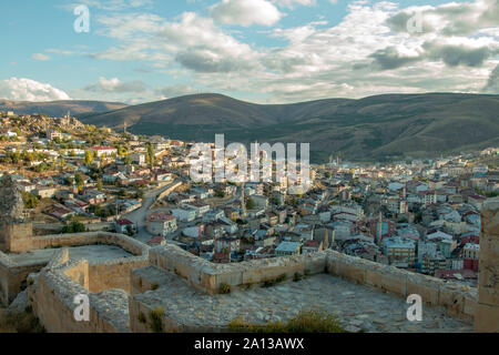 Bayburt Schloss, Stadtblick, September 10,2019, Bayburt, Türkei Stockfoto