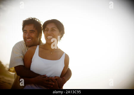 Porträt eines glücklichen Paares. Stockfoto