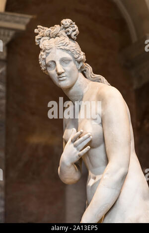 Frankreich, Paris - 16. MAI 2016: Skulptur Aphrodite im Louvre. Paris. Frankreich. Stockfoto