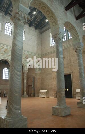 Das Mosaik der Basilika von Sant'Apollinare in Classe Stockfoto