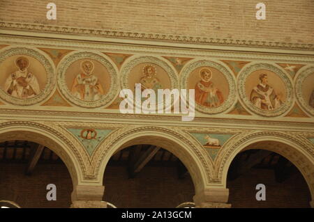 Das Mosaik der Basilika von Sant'Apollinare in Classe Stockfoto