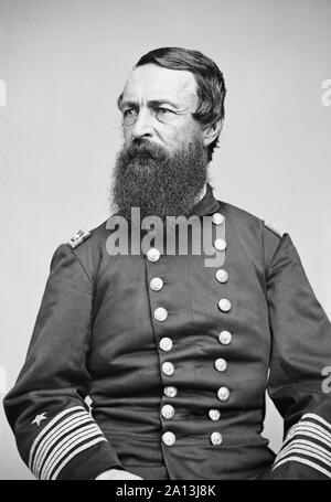 Bürgerkrieg Porträt der Union Konteradmiral David Dixon Porter. Stockfoto