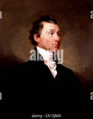 Öl Gemälde Portrait von Präsident James Monroe. Stockfoto