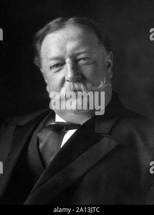 Porträt von Präsident William Howard Taft am 11. März 1909 berücksichtigt. Stockfoto