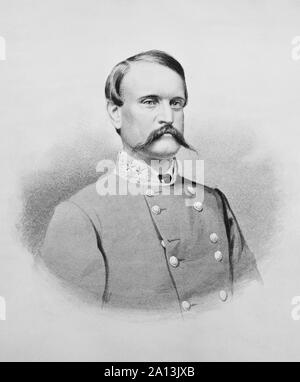 Brustbild Der konföderierte General John breckinridge. Stockfoto