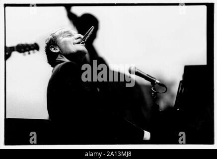 Italienische Sänger Paolo Conte führt in Lyon, Frankreich Stockfoto