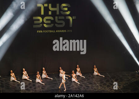 Mailand, Italien. 23. Sep 2019. Die Show während der besten FIFA Football Awards 2019 am Teatro alla Scala, am 23. September 2019 in Mailand, Italien, (Foto: Daniela Porcelli) Credit: Sport Drücken Sie die Taste PHOTO/Alamy leben Nachrichten Stockfoto