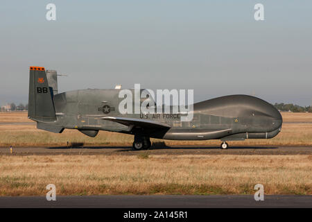 Ein RQ-4B Global Hawk. Stockfoto