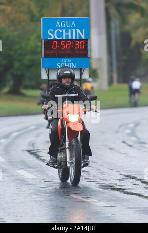 Rio de Janeiro, Brasilien - 18. August 2013: Athetes der Internationalen Halbmarathon von Rio de Janeiro Stockfoto