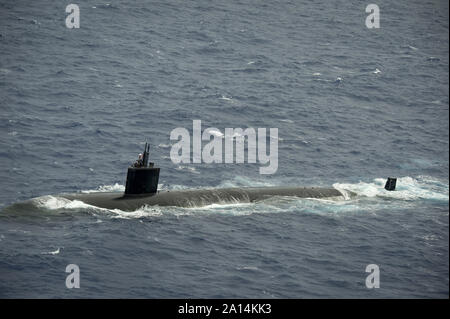 Los Angeles-Klasse schnell-Angriffs-U-Boot USS Tucson. Stockfoto