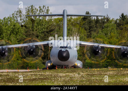 Airbus A400M der Deutschen Luftwaffe. Stockfoto