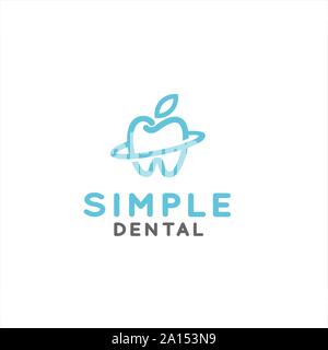 Line Art Dental Stock Vektor