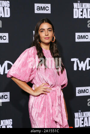 September 23, 2019, Hollywood, Kalifornien, USA: Hollywood, Kalifornien, USA - ALANNA MASTERSON die Premiere von The Walking Dead Saison Zehn besucht (Bild: © Alexander Seyum/ZUMA Draht) Stockfoto