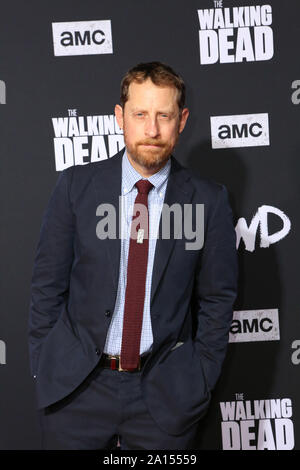 September 23, 2019, Hollywood, Kalifornien, USA: Hollywood, Kalifornien, USA - Scott Gimple die Premiere von The Walking Dead Saison Zehn besucht (Bild: © Alexander Seyum/ZUMA Draht) Stockfoto