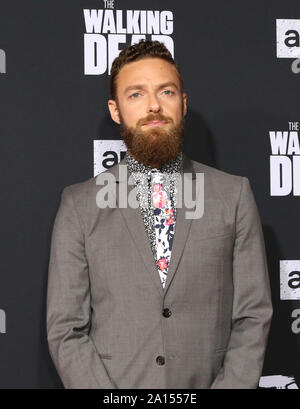 September 23, 2019, Hollywood, Kalifornien, USA: Hollywood, Kalifornien, USA - ROSS MARQUAND die Premiere von The Walking Dead Saison Zehn besucht (Bild: © Alexander Seyum/ZUMA Draht) Stockfoto