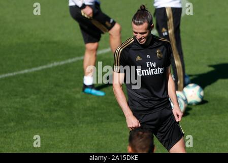 Madrid, Spanien. 24 Sep, 2019. Ballen WÄHREND DES TRAININGS VON REAL MADRID IN MADRID SPORT STADT. Dienstag, 24 September 2019. Credit: CORDON PRESSE/Alamy leben Nachrichten Stockfoto