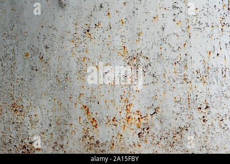 Metall Textur mit Kratzer und Risse, die als Hintergrund verwendet werden kann. Stockfoto