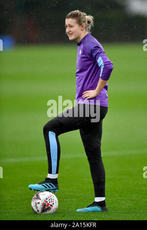 Von Manchester City Ellen White während einer Schulung an der Akademie Stadion Manchester City, Manchester. Stockfoto