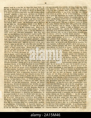 Europa, Frankreich, Paris, Voltaire, französischer Schriftsteller und Philosoph, Biografie aus der Zeitschrift "Archiv für Natur, Kunst, Wissenschaft und Leben', 3. Band, Lieferung 3, 1835, Seite 3 von 4. / Europa, Frankreich, Paris, Voltaire, französischer Schriftsteller und Philosoph, Biographie aus der Zeitung 'Archiv für Natur, Kunst, Wissenschaft und Leben" (Archiv für Natur, Kunst, Wissenschaft und Leben), Band 3, Lieferung 3, 1835, Seite 2 von 4. Stockfoto