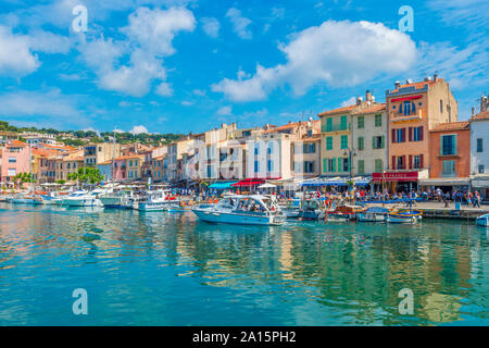 Frankreich, Provence-Alpes-Cote d ' Azur, Bouches-du-Rhône, Cassis, Hafen Stockfoto