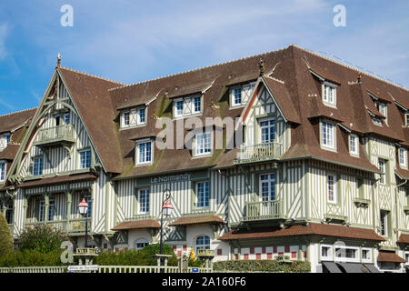 Deauville (Frankreich): die Normandy Barriere Palace Hotel Stockfoto