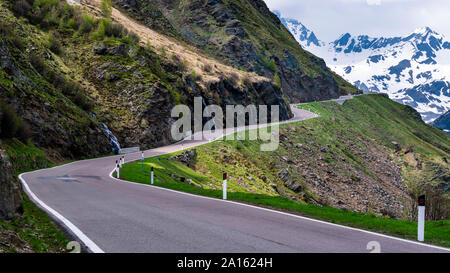 Timmelsjoch Passhöhe, Passeiertal, Südtirol, Italien Stockfoto