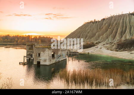 Unterwasser Gefängnis an Rummu, Tallin, Estland Stockfoto