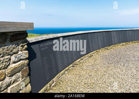 Dh Kitchener Memorial MARWICK KOPF ORKNEY HMS Hampshire ww1 Kitchener Memorial Weltkrieg 1. Stockfoto