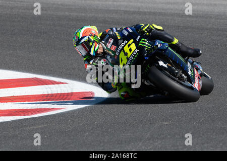 Italien. 14 Sep, 2019. Valentino Rossi, italienischer MotoGP-Fahrer Nummer 46 (mit speziellen celebrative Helm Misano) für Yamaha Monster Team (Foto von Lorenzo Di Cola/Pacific Press) Quelle: Pacific Press Agency/Alamy leben Nachrichten Stockfoto