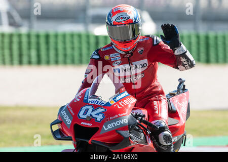 Italien. 14 Sep, 2019. Andrea Dovizioso, italienische Fahrer Nummer 04 für Ducati Team in der MotoGP (Foto von Lorenzo Di Cola/Pacific Press) Quelle: Pacific Press Agency/Alamy leben Nachrichten Stockfoto