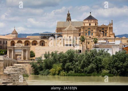 Spanien, Andalusien, Cordoba, Moschee - Kathedrale, Puerto del Puente Stockfoto