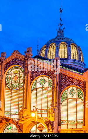 Mercado Central oder Mercat Central, Valencia, Comunidad Valenciana, Spanien Stockfoto