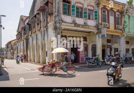 Liebe Lane, Georgetown, Penang, Malaysia Stockfoto