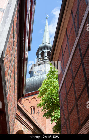 Turm der St.-Cosmae-Church, Stade, Niedersachsen, Deutschland, Europa Stockfoto