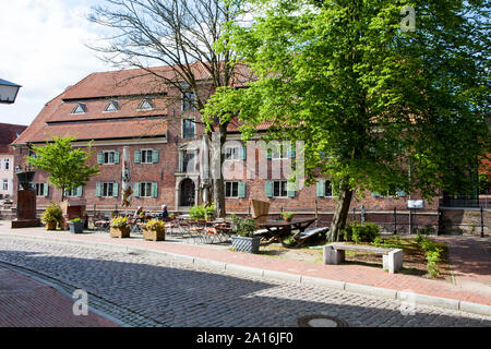 Die schwedische Lager Museum, Stade, Niedersachsen, Deutschland, Europa Stockfoto