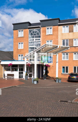 Dh Atlantic Wharf Butetown CARDIFF WALES Cardiff Bay Holiday Inn Express Hotel East Bute Dock, Großbritannien Stockfoto