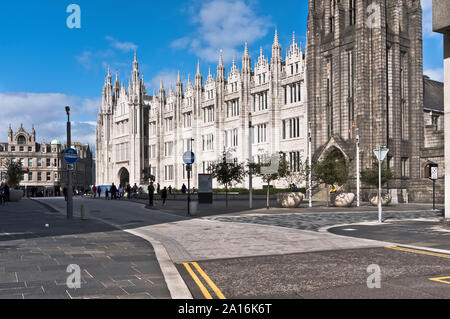 Dh Marischal square Marischal College in Aberdeen Aberdeen Rat Hauptquartier Schottland Granite City Stockfoto