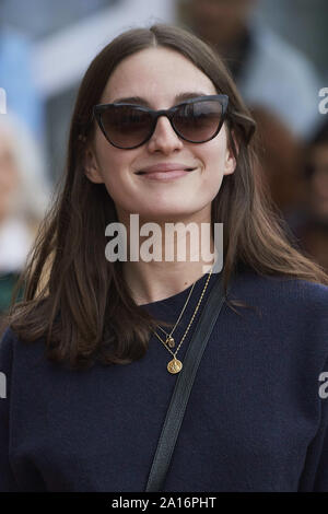 September 24, 2019, Madrid, Madrid, Spanien: Maria Valverde kommt an Maria Cristina Hotel während 67th San Sebastian Film Festival am 24. September 2019 in San Sebastian, Spanien (Bild: © Jack Abuin/ZUMA Draht) Stockfoto