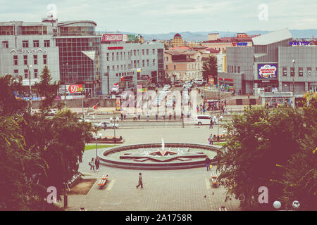 ULAN UDE, Russland - September 06, 2019: Moscow city, Republik Burjatien, Russland. Stockfoto